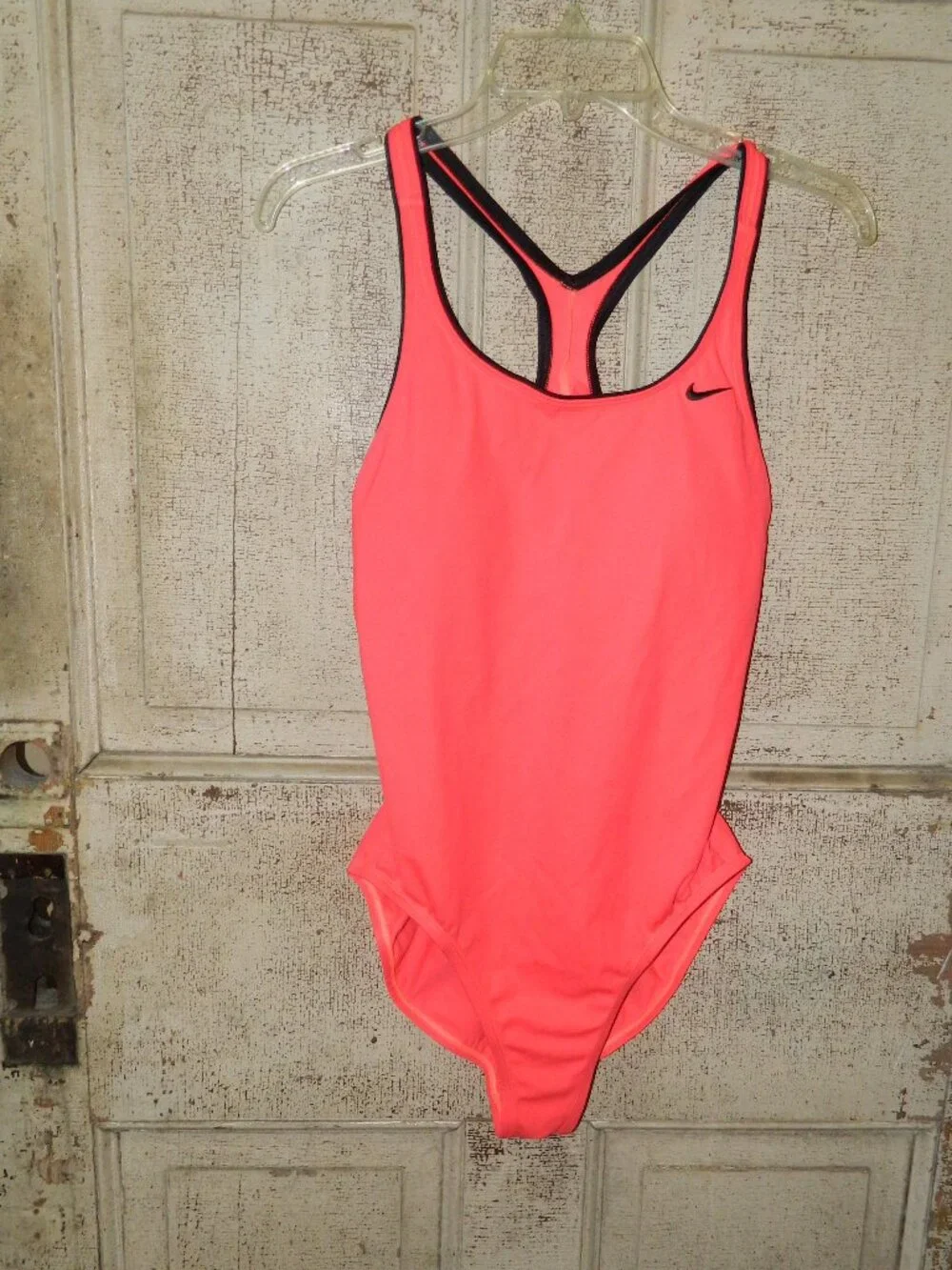 Nike Powerback One Pc Swimsuit Sz L (I-44)